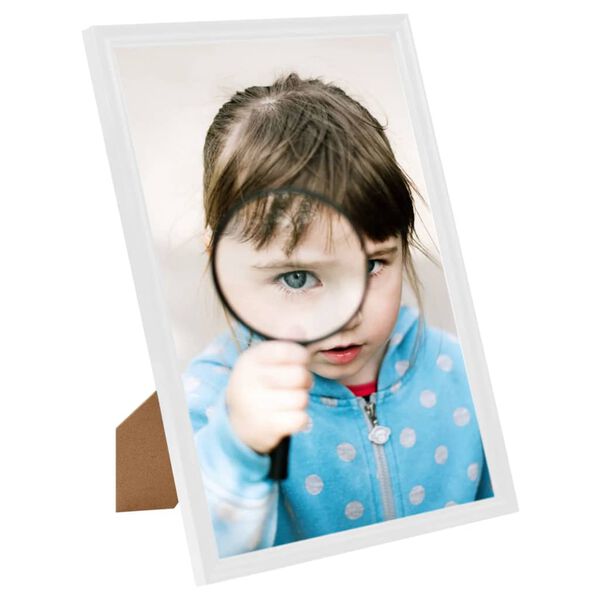 vidaXL Valokuvakehyskollaasi 3 kpl p&ouml;yd&auml;lle valk. 15x21cm MDF