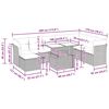 vidaXL 9 osainen Puutarhasohvasarja tyynyill&auml; musta polyrottinki