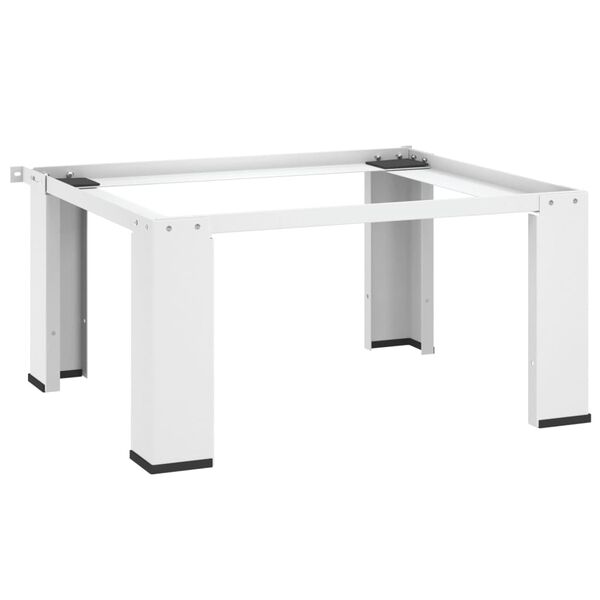 vidaXL kaksinkertainen pesukoneen jalusta ulosvedettävillä hyllyillä