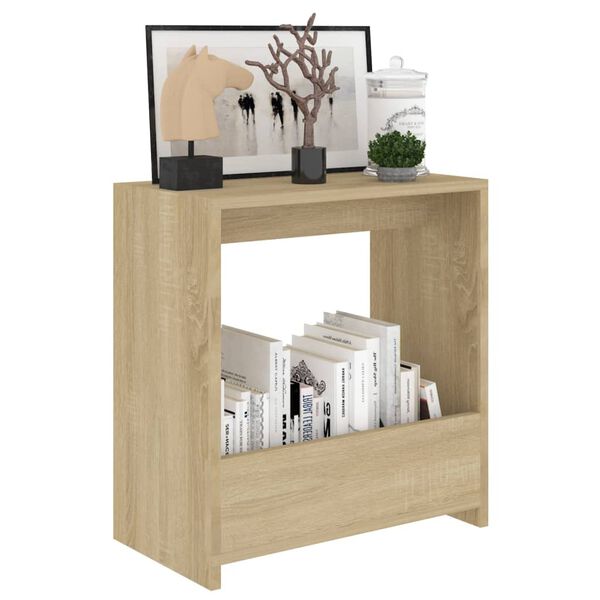 vidaXL Sivupöytä Sonoma-tammi 50x26x50 cm tekninen puu