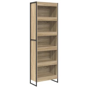vidaXL Kirjahylly 60 x 30 x 189,5 cm Tekninen puu Sonoma