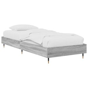 vidaXL S&auml;ngyn runko Harmaa Sonoma 80 x 200 cm Tekninen puu