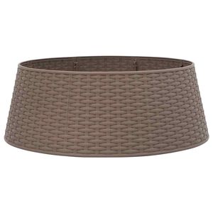 vidaXL Joulukuusen hame ruskea &Oslash;65x23 cm muovi