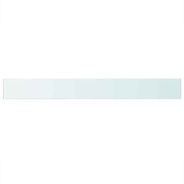 vidaXL Hyllyt 2 kpl kirkas lasi 110x12 cm