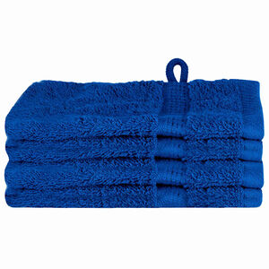 vidaXL Vieraiden pyyhe SOLUND 4 kpl Sininen 15 x 21 cm 550 gsm