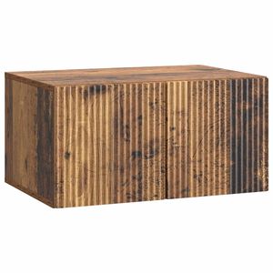 vidaXL Sein&auml;lle asennettava TV-kaappi 59,5 x 41 x 30 cm Vanha puu