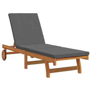 vidaXL Aurinkotuoli Ruskea 199 x 63 x 85 cm Tihe&auml; akasiapuu