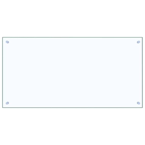 vidaXL Keitti&ouml;n suojapaneeli 2 pcs L&auml;pin&auml;kyv&auml; 100 x 50 cm