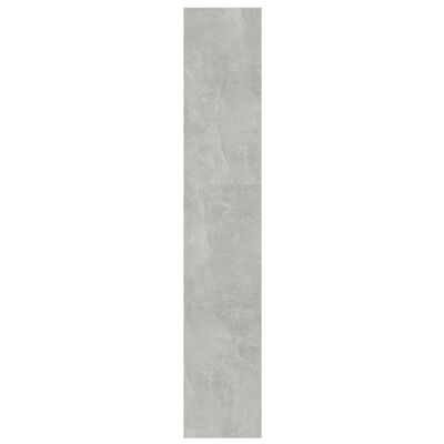 vidaXL Kirjahylly/tilanjakaja betoninharmaa 100x30x166 cm