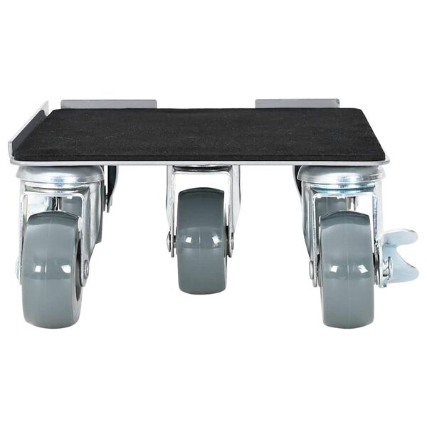 vidaXL Huonekalurullat 4 kpl nostimella 17,5x16x7,5 cm Teräs 1600 kg