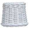 vidaXL Lampunvarjostin paju 20x15 cm valkoinen