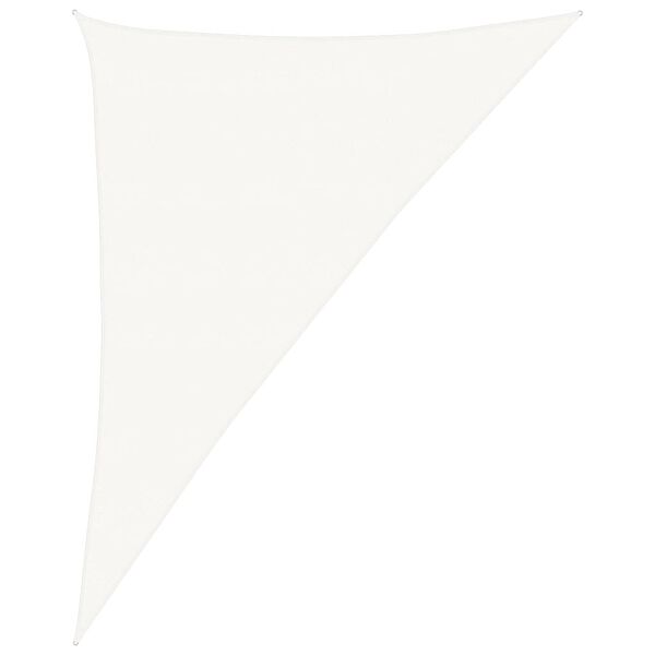 vidaXL Aurinkopurje 160 g/m&sup2; valkoinen 4x5x6,8 m HDPE