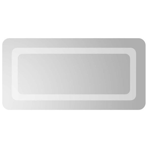 vidaXL Kylpyhuoneen LED-peili 60x30 cm
