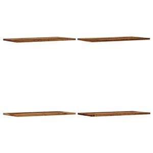 vidaXL Sein&auml;hyllyt 4 kpl vanha puu 60x30x1,5 cm tekninen puu