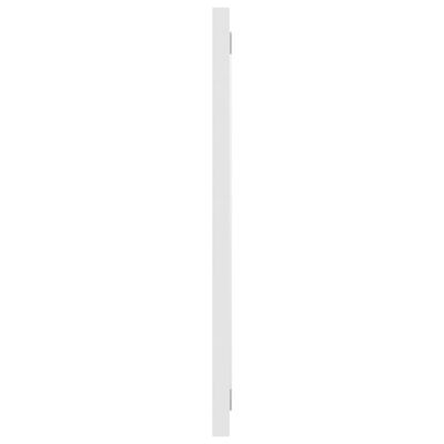 vidaXL Kylpyhuonepeili valkoinen 100x1,5x37 cm lastulevy