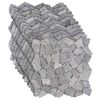 vidaXL Mosaiikkilaatat Vaaleanharmaa 30 x 30 cm Marmori