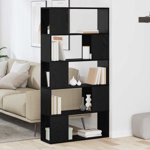 vidaXL TV-tasosetti Musta 80 x 24 x 156 cm Tekninen puu