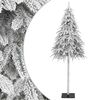vidaXL Tekojoulukuusi lumihuurteella 150 cm