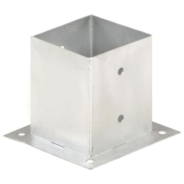 vidaXL Aitatolpan jalat 4 kpl galvanoitua metallia 121 mm