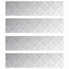 vidaXL Portaan askelma 4 kpl 80 x 20 cm Hopea Alumiini Suorakaide
