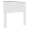 vidaXL Päätylevy päätyllä Valkoinen 90 cm Tekninen puu