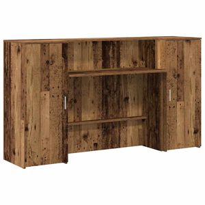vidaXL Vastaanottop&ouml;yt&auml; vanha puu 180x50x103,5 cm suunniteltu puu