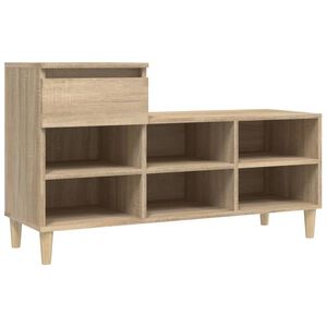 vidaXL Kenk&auml;kaappi Sonoma-tammi 102x36x60 cm tekninen puu