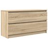 vidaXL TV-taso Sonoma-tammi 100x35x54 cm tekninen puu