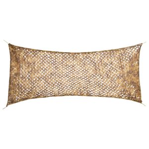 vidaXL Naamiointiverkko s&auml;ilytyspussilla 312x140 cm hiekkaa