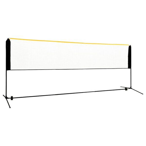 vidaXL Sulkapalloverkko s&auml;&auml;dett&auml;v&auml; 400x103x94-158 cm metalli