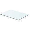 vidaXL Hyllypaneeli Kirkas Lasi 50x30 cm