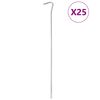 vidaXL Telttatapit 25 kpl 30 cm &Oslash;5 mm galvanoitu ter&auml;s