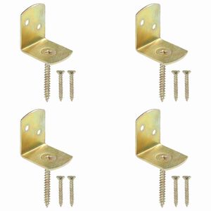 vidaXL Maakiinnike 10 pcs Hopea &Oslash;10 x 60 cm Galvanoitu Metalli