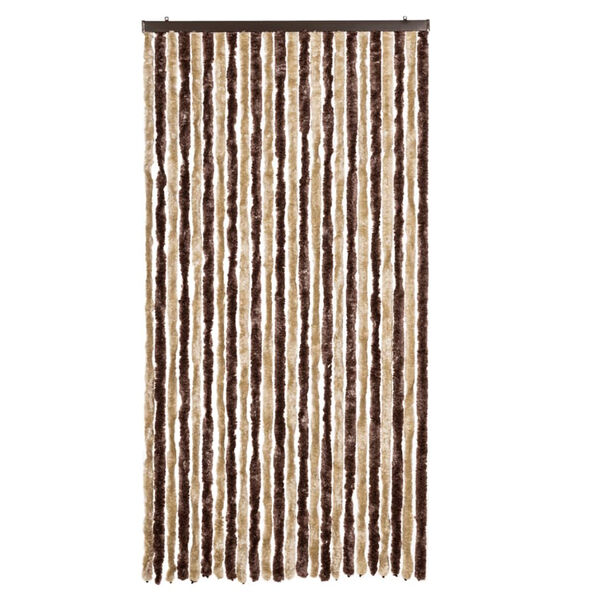 vidaXL Hyönteisverho beige ja vaaleanruskea 100x220 cm Chenille