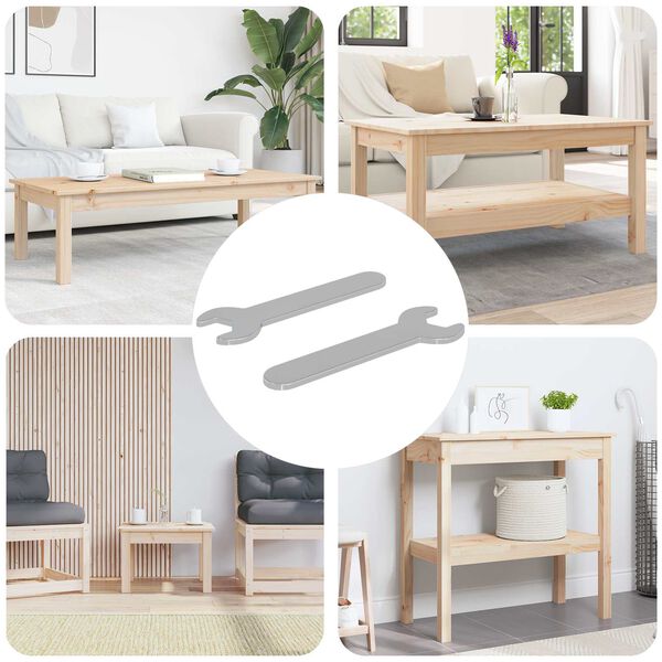 vidaXL Kiintoavain 2 pcs Hopea 10 mm Rauta