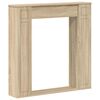 vidaXL Takan kehys Sonoma 100 x 20 x 100 cm Tekninen puu