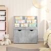 vidaXL Lasten kirjahylly Betoni Harmaa 60 x 29,5 x 69 cm Tekninen puu