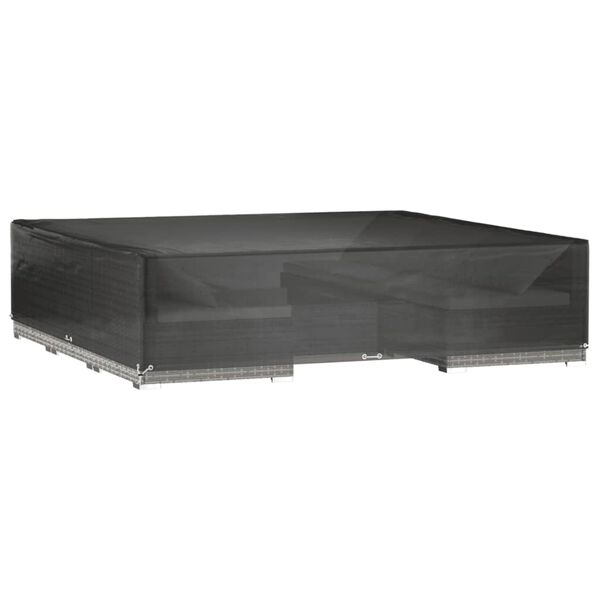 vidaXL Puutarhakalustesuoja 16 purjerengasta 240x240x55 cm neliö