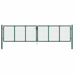 vidaXL Verkkoportti ter&auml;s 400x75 cm vihre&auml;
