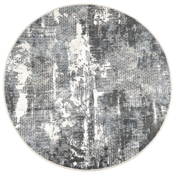 vidaXL Matto pestävä monivärinen Ø 120 cm liukumaton