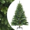 vidaXL Salkomallinen tekoinen joulukuusi jalustalla Vihre&auml; 150 cm