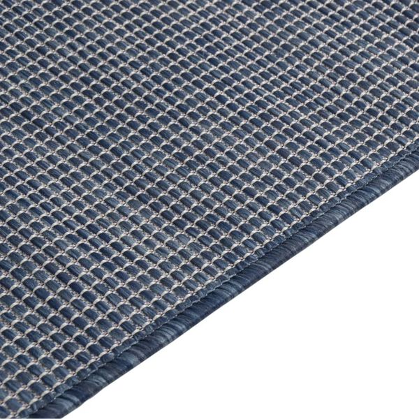 vidaXL Ulkomatto Flatweave 200x280 cm sininen