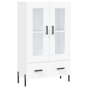 vidaXL Kaappi valkoinen 69,5x31x115 cm tekninen puu