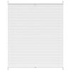 vidaXL Plisse Kaihdin 110x125cm Valkoinen Laskosverhot