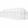 vidaXL Aviaario hopea 1,79x8x1,85 m alumiini