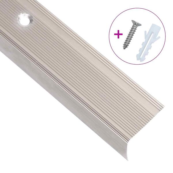 vidaXL Portaikon suojukset L-muotoiset 15 kpl alumiini 90 cm samppanja