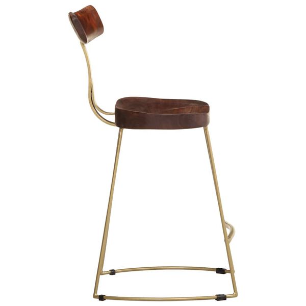 vidaXL Baarijakkarat 2 kpl 49x43x79 cm t&auml;ysi mangopuu