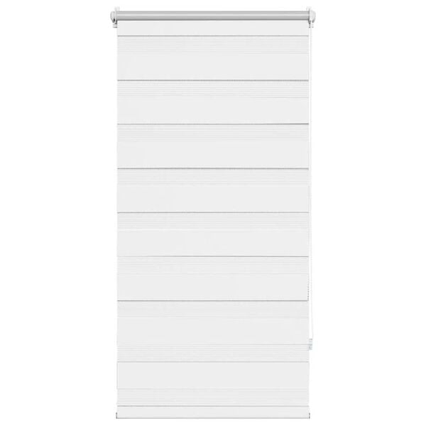 vidaXL Zebra rullakaihdin 80 x 150 cm valkoinen