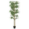 vidaXL Tekokasvi bambupuu 1216 lehte&auml; 180 cm vihre&auml;
