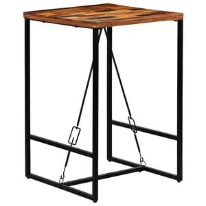 vidaXL Baarip&ouml;yt&auml; kierr&auml;tetty puu 70x70x106 cm
